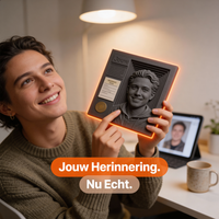 Gepersonaliseerde 3D-Relief Print – Van Jouw Foto naar Uniek Kunstwerk (Lijstformaat • Portret • Landschap)