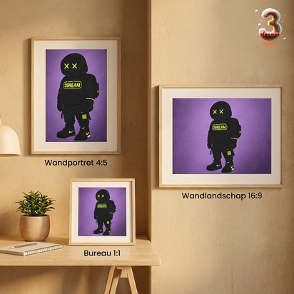 Gepersonaliseerde 3D-Relief Print – Van Jouw Foto naar Uniek Kunstwerk (Lijstformaat • Portret • Landschap)