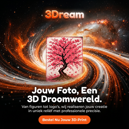 Gepersonaliseerde 3D-Relief Print – Van Jouw Foto naar Uniek Kunstwerk (Lijstformaat • Portret • Landschap)