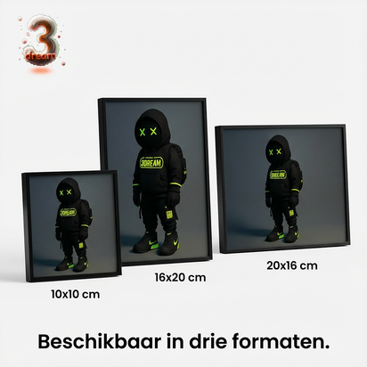 Gepersonaliseerde 3D-Relief Print – Van Jouw Foto naar Uniek Kunstwerk (Lijstformaat • Portret • Landschap)