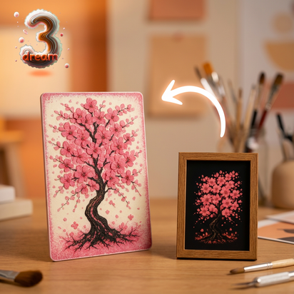 Gepersonaliseerde 3D-Relief Print – Van Jouw Foto naar Uniek Kunstwerk (Lijstformaat • Portret • Landschap)