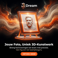 Gepersonaliseerde 3D-Relief Print – Van Jouw Foto naar Uniek Kunstwerk (Lijstformaat • Portret • Landschap)