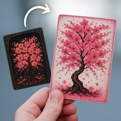 Gepersonaliseerde 3D-Relief Print – Van Jouw Foto naar Uniek Kunstwerk (Lijstformaat • Portret • Landschap)