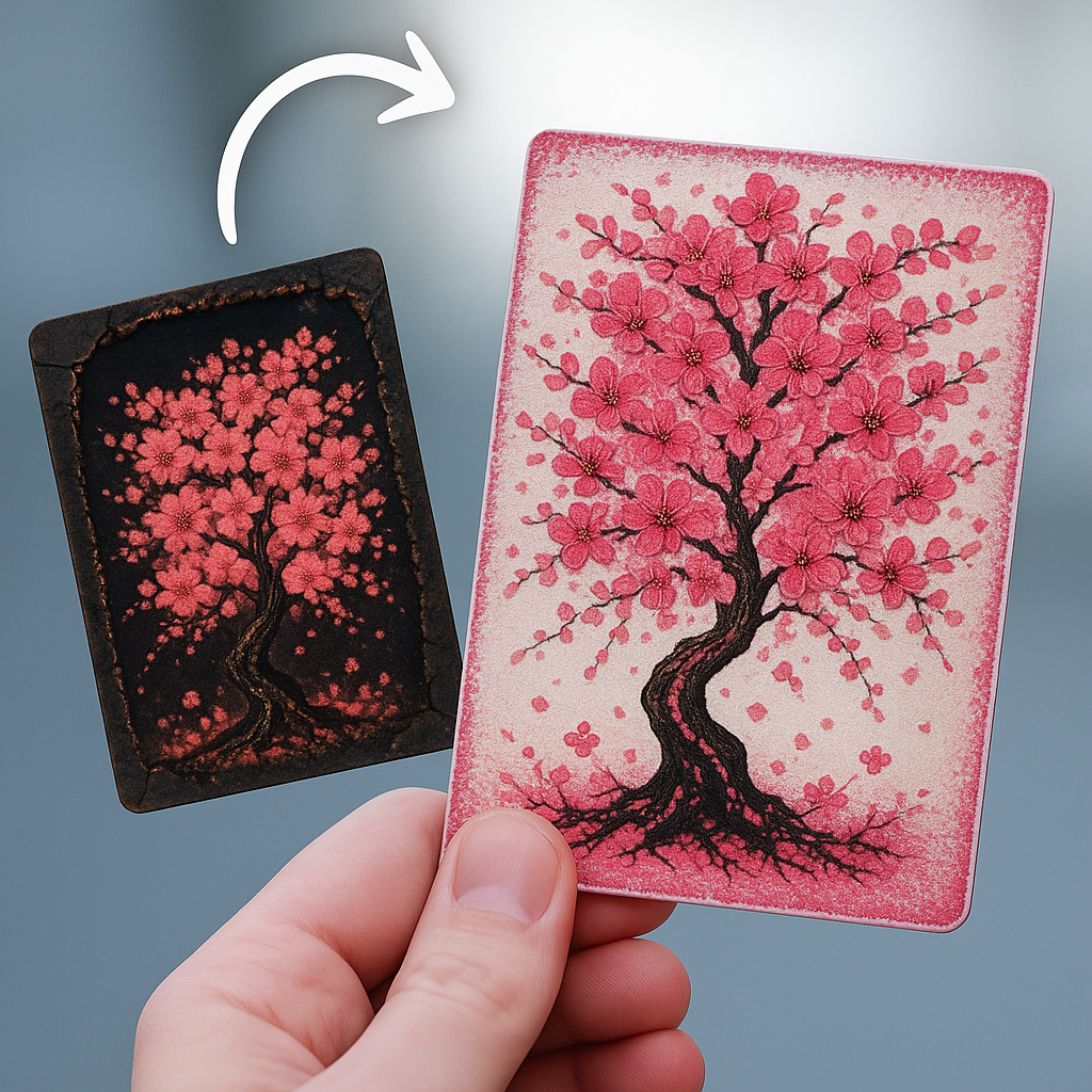 Gepersonaliseerde 3D-Relief Print – Van Jouw Foto naar Uniek Kunstwerk (Lijstformaat • Portret • Landschap)