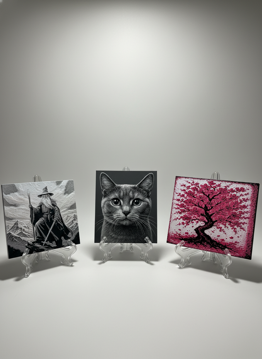 Gepersonaliseerde 3D-Relief Print – Van Jouw Foto naar Uniek Kunstwerk (Lijstformaat • Portret • Landschap)