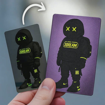 Gepersonaliseerde 3D-Relief Print – Van Jouw Foto naar Uniek Kunstwerk (Lijstformaat • Portret • Landschap)